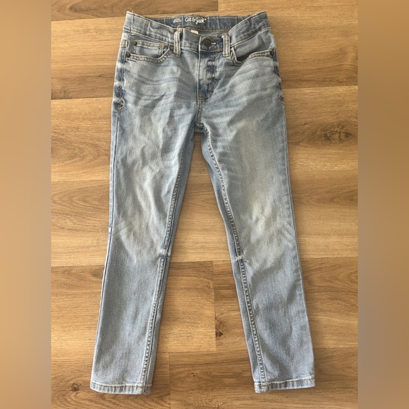 Cat & Jack Girls Skinny Jeans Light Wash, Size 8- EUC - Picture 2 of 8